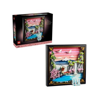 LEGO  Art 31218 Pokrajina s cvetočimi japonskimi češnjami