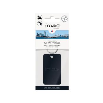 Dišeči obesek za ključe Imao, črn, New York.