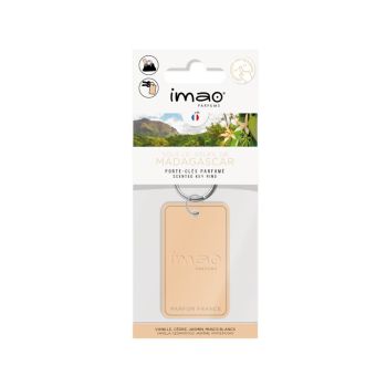 Dišeči obesek za ključe Imao, bež, Madagaskar.