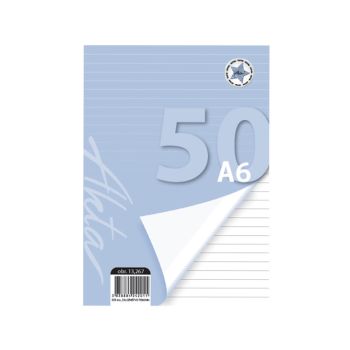 Listi, Akta, A6, 50-listni, črtni 5 mm