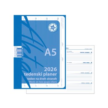 Tedenski koledar Akta A5 - planer