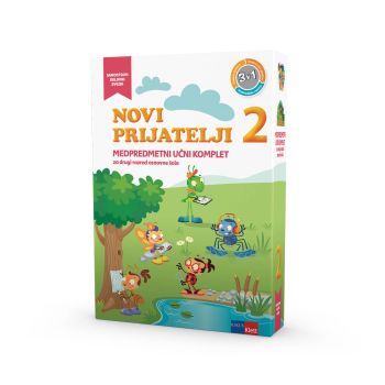 Lili in Bine  Novi prijatelji 2, komplet samostojnih delovnih zvezkov