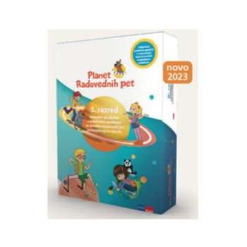 Planet radovednih pet 5, komplet 4 samostojnih delovnih zvezkov in praktično gradivo