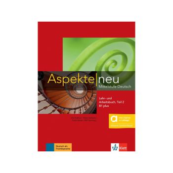 Aspekte Neu B1+, 2. del-hibridna izdaja, učbenik + delovni zvezek + allango dostop