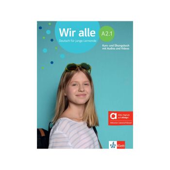 Wir alle A2.1 hibridna izdaja, učbenik + delovni zvezek + allango dostop