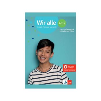 Wir alle A2.2 hibridna izdaja, učbenik + delovni zvezek + allango dostop