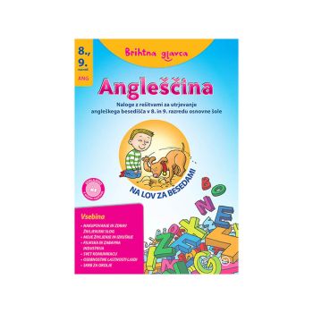 Brihtna glavca, Na lov za besedami 8,9, angleško besedišče