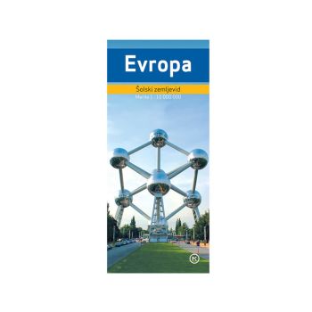 Evropa, šolski zemljevid
