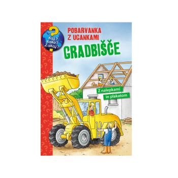 Pobarvanka z ugankami  Gradbišče