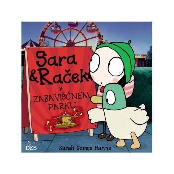 Sara in Raček v zabaviščnem parku
