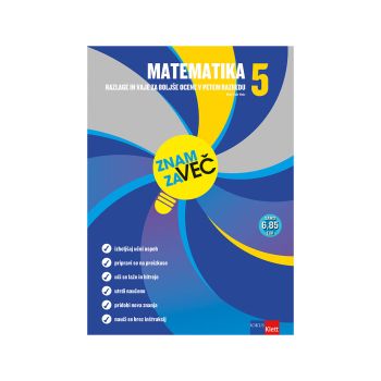Znam za več, matematika 5, vadnica