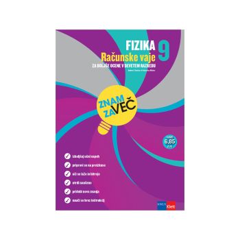 Znam za več, fizika 9, računske vaje