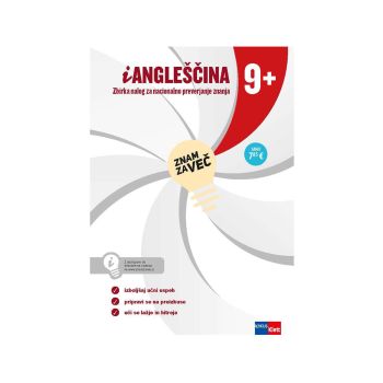 Znam za več, angleščina 9+, NPZ, s kodo
