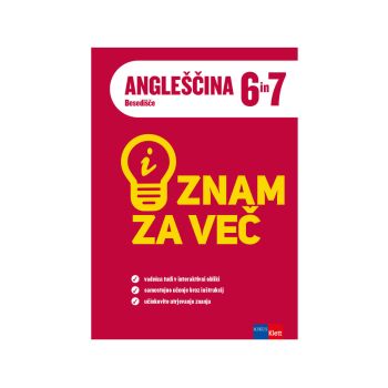 Znam za več, angleščina - besedišče 6 in 7