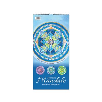 Stenski koledar, Magične mandale, 2027, 202001, 23 x 54