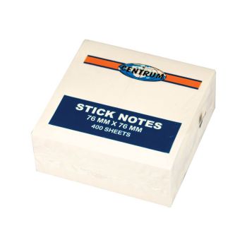 Samolepilni lističi v kocki, Forofis, 76x76mm, 88543, rumena, 400 list