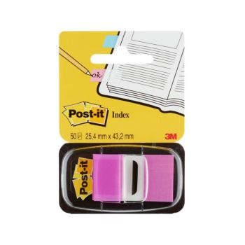 Označevalci, 3M Post-it, 680, 25x43mm, vijolični, 50 označevalcev