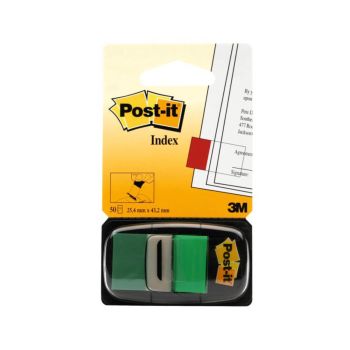 Označevalci, 3M Post-it, 680, 25x43mm, zeleni, 50 označevalcev