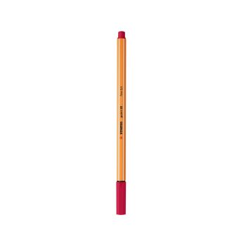 Flomaster, Stabilo, Point, 0,4 mm, bordo rdeč