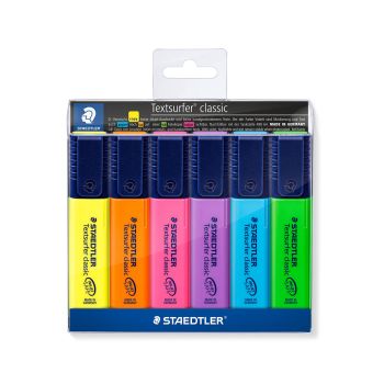 Označevalec besedila, Staedtler, Topstar, 6 kos