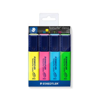 Označevalec besedila, Staedtler, Topstar, 4 kos