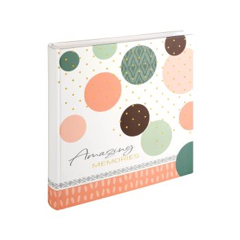Album za fotografije, Amazing Memories, Maxi, 30 x 30 cm, oranžen