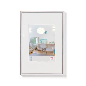 Plastičen okvir New Lifestyle 13*18 srebrn