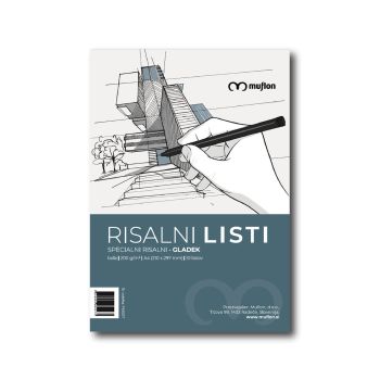 Risalni papir, Muflon, gladek, A4, 10 listov
