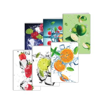 Zvezek A4, 52 listni, karo 1cm, Icy fruit, New Design