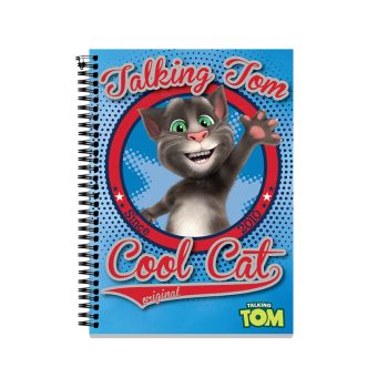 Blok, Talking Tom, A4, 80-listni, 9 mm, spirala