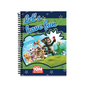 Blok, Talking Tom and Friends, A4, 80-listni, 9 mm, spirala