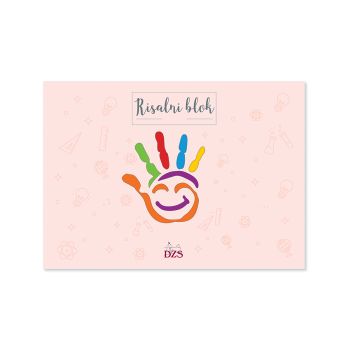 Risalni blok, New Design, A3, 20-listni, Roka roza