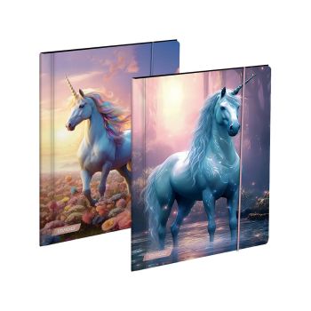 Mapa, Target, A4, z elastiko, različni motivi Fantasy
