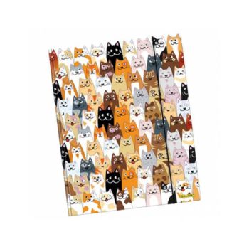 Mapa Online, A4, z elastiko, Fluffy Cats