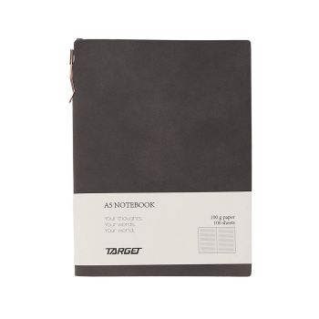 Zvezek A5 Suede Siva 28432