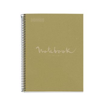 Špiralni zvezek, MiquelRius, A4, 80-listni, karo, Emotions, ECO, zelen