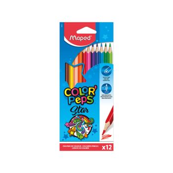 Barvice, Maped, Color Peps, trikotne oblike, 12 kos, v kartonski embalaži