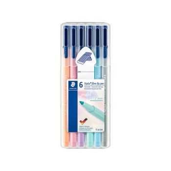 Flomastri, Staedtler, Triplus, 6 kos, v kartonski embalaži