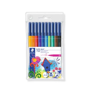 Flomastri, Staedtler, Noris, 10 kos, v plastični embalaži