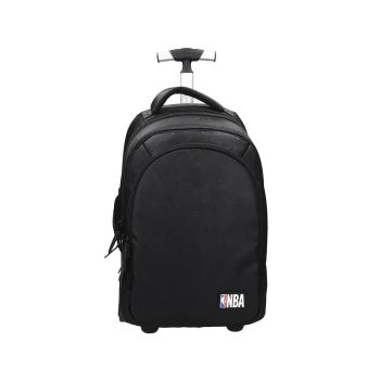 Šolski nahrbtnik s kolesi, NBA, črn