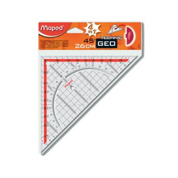 Geotrikotnik, Maped, Technic, z držalom, 26cm