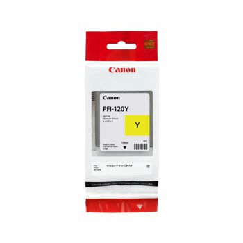 Kartuša Canon PFI-120 rumena, ident 2888C001AA, za tiskalnike TM200/ 205/ 300/ 305, vsebina 130 ml