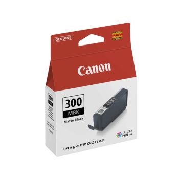 Kartuša CANON PFI-300 MBK matt črna, ident 4192C001AA, za tiskalnike PRO300, vsebina 14,4 ml