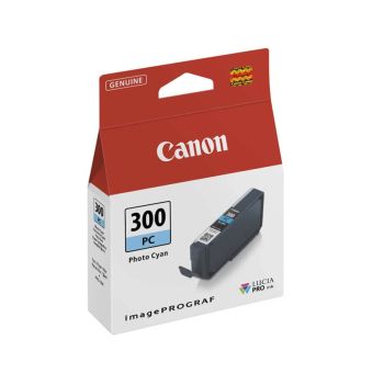 Kartuša CANON PFI-300 PC foto modra, ident 4197C001AA, za tiskalnike PRO300, vsebina 14,4 ml