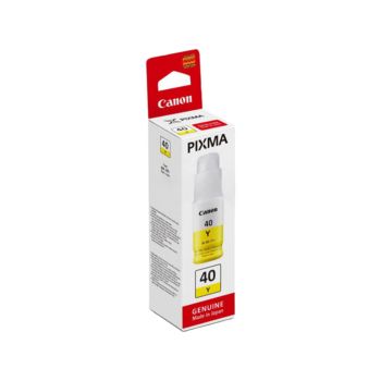 Črnilo Canon GI-40YE, rumen, ident 3402C001AA, za tiskalnike G5040/6040/7040, za 7700 strani