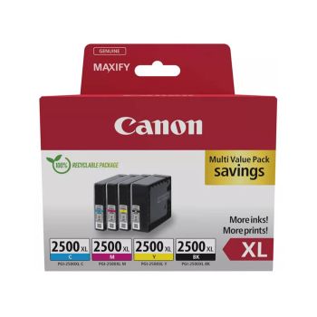 Komplet črnil Canon PGI-2500 XL ( črna-modra-rdeča-rumena), za inkjet tiskalnike MB5050, MB5350 in I