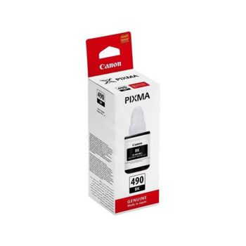 Črnilo Canon GI-490BK, črno, ident 0663C001AA, za inkjet tiskalnike G1400, G2400, G3400, vsebina 135