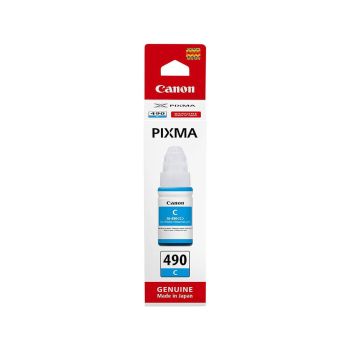 Črnilo Canon GI-490C, modro, ident 0664C001AA, za inkjet tiskalnik G1400, G2400, G3400, vsebina 70 m
