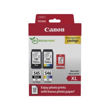 Komplet kartuš CANON PG545XL+CL546XL+papir GP-501( 10x15cm ), ident 8286B011AA