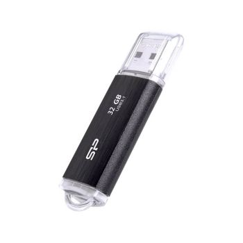 USB ključ, Silicon, B02, 32 GB, vmesnik 3.1, črn